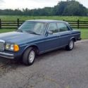 georgous blue 1984 mercedes-benz 300 diesal