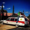 Ghostbusters Making Miles and Miles of Smiles Hearse Limousine