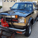GMC 1983 S15 HIGH SIERRA 4X4 PICKUP WITH LESS THAN 20000 MILE  WITH WESTERN PLOW