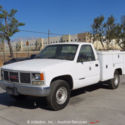 GMC 2500 Utility Truck Enclosed Cab Utility Bed Cold AC AM/FM Radio bidadoo