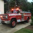 GMC Fire Truck C70 Service Truck, Dump Truck, Movie Prop, Advertising Tool