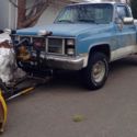 GMC ¾ Ton Truck With Snowplow-mis-labeled above as ½ Ton