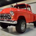 GO BIG RED ! 1957 BIG BACK WINDOW 3100 SHORT BOX 4x4 Stepside RESTORED