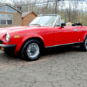 Good running,Low Mileage 1980 Fiat 2000 Spyder, 5 spd manual, 4 cyl Engine