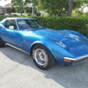 GORGEOUS 1970 CHEVY CORVETTE. ORIG LEMANS BLUE, 4 SPEED, A/C, RUNS GREAT, LO RES