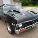 Gorgeous Black 1968 CHEVY NOVA  496  5-speed