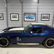 GORGEOUS BLUE WITH WHITE STRIPES - 340 HP  5 SPEED