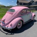 GORGEOUS BREAST CANCER, FIND A CURE 1955 Oval Bug RARE Euro Spec Semaphores