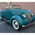GORGEOUS VERY RARE METICULOUSLY FRAME OFF RESTORED 1936 FORD CLUB CABRIOLET