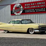 Gotham Gold &#039;59 Deluxe Coupe Deville Air Ride 390 V8 A/C Stunner!