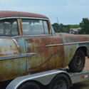 GRANDMA&#039;S BARNFOUND/ALL ORIGINAL V8 1955 CHEVROLET BELAIR 2 DOOR SEDAN PROJECT