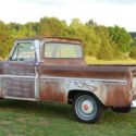 GRANDPAWS BARNFOUND 1966 CHEVROLET C10 SWB FLEETSIDE CUSTOM CAB PICKUP TRUCK
