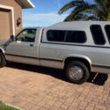 Gray 1989 Dodge Dakota