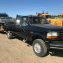 Green 1994 Ford F-250 2 Door Extended Cab 4WD Pickup 7.3L V8 OHV 16V Diesel