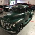 GREEN ENVY 1953 3100 CHEVY 5-WINDOW PICKUP TRUCK 350/350 AUTO DISC 130 PHOTOS