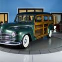 Green Wood-Sided Station Wagon