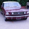 GT CONVERTIBLE A CODE 289 4bbl V-8 4 SPEED  51000 ORIGINAL MILES BURGUNDY+ CREAM