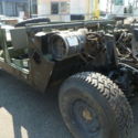 Half Humvee 1985 Engine, gear box, for parts or project
