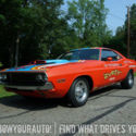Hemi Orange w/ Gypsy drag colors gold metal flake  1970DodgeChallenger340Automat