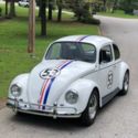 Herbie 1967 VW Volkswagen White Stripes The Love Bug Beetle Custom Car Classic