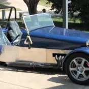 homebuilt tribute to Lotus Seven-type car