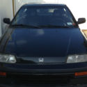 Honda Black CRX SI 1989 Very Clean Interior 137K Civic 5Speed Sunroof Extra Rims