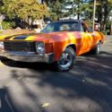 Hugger Orange Rally Stripe 1972 Elcamino Big Block Automatic 454 Head Turning