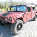 (HUMMER H1) 1988 AM General M998 Humvee - MAROON FRESH PAINT