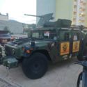 HUMMER H1 HUMVEE Armored slant-back with gun turret