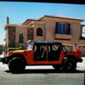 Hummer H1 Urban gorilla T-Rex replica