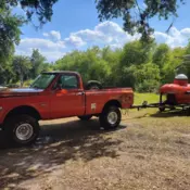 I am selling my 1970 GMC Orange  Pickup Truck