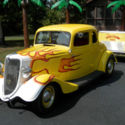 IC STREET ROD HOT ROD 34 FORD COUPE HENRY STEEL BODY CUSTOM CLASSNICE NO RAT ROD