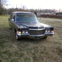 I&#039;m Selling A Superior Coach Cadillac Hearse Black with Blue Interior