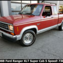 IMMACULATE 1988 FORD RANGER XLT SUPER CAB! RUST-FREE CALIFORNIA TRUCK 73K MILES!