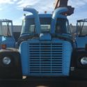 international loadstar crane flatbed truck