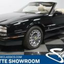 Italian styling black paint tan leather interior caddy drop rag top Northstar