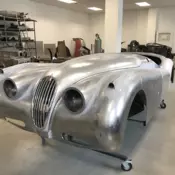 Jaguar XK 120 140 150 ots body rolling chassis