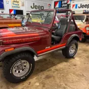 Jeep cj 5 maroon