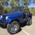 Jeep CJ5 1967 4x4 Blue Convertible Classic 350 Edelbrock V8
