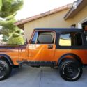 JEEP CJ7 -  RESTORED  - FACTORY  A/C - 5 SPEED  - FUEL INJECTION - SEE VIDEO