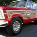 jeep grand wagoneer low miles. 97K Colorado red