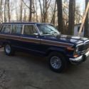 Jeep Wagoneer Grand 1982 Restored Blue Brown Nutmeg Interior 3000 miles