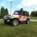 Jeep Wrangler 1994 YJ Jurassic Park