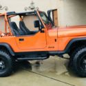 Jeep Wrangler Rebuilt Frame Off Rhino lined inside and underneath Strait Body