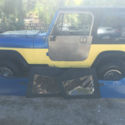 Jeep Wrangler S 4x4 Hard Top & Soft Top 80000 Orig. Miles Full & Half Door Winch