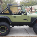Jeep Wrangler YJ 1987 rock crawler, off road.