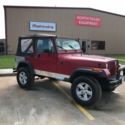 JEEP WRANGLER YJ 4.2 LITER 6 CYLINDER AUTOMATIC AIR CONDITIONING LOW MILES 1987