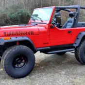 Jeep Wrangler/4X4 5-Speed &#034;NO RESERVE! Clean Carfax Corbeau Bimini