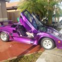 Lamborghini Countach Replica Purple