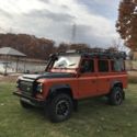 LAND ROVER DEFENDER 110 AIR CONDITIONING FRAME OFF RESTORATION V8 ROOF RACK LED